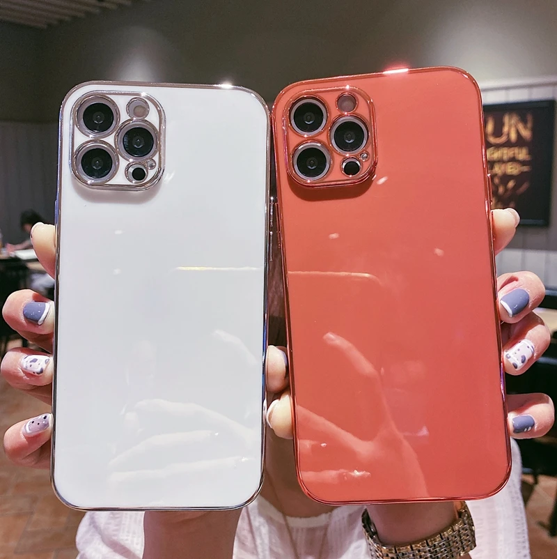 Soft Electroplated Candy Color Phone Case For iPhone 11 12 Pro Max XS X XR Max Mini Silicone Shockproof Cases Cover
Soft Electroplated Candy Color Phone Case For iPhone 11 12 Pro Max XS X XR Max Mini Silicone Shockproof Cases Cover