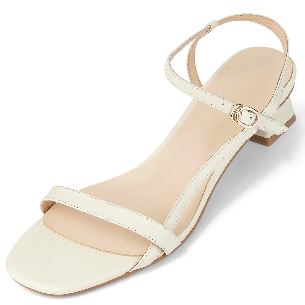 Women's genuine leather narrow band thick med heel open toe sandals elegant ladies slim OL style comfortable daily pumps shoes
Women's genuine leather narrow band thick med heel open toe sandals elegant ladies slim OL style comfortable daily pumps shoes