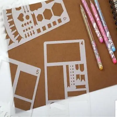 12/20pcs Scrapbooking Set Planner DIY Drawing Template Diary Planner Journal Notebook Diary Scrapbook Journal Stencil Set
12/20pcs Scrapbooking Set Planner DIY Drawing Template Diary Planner Journal Notebook Diary Scrapbook Journal Stencil Set