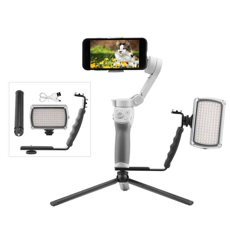 L-образный держатель для DJI OM 4 LED светильник для DJI OSMO Mobile 3 2 Zhiyun Smooth 4 Feiyu, расширительный кронштейн, карданный держатель, аксессуары 
L-образный держатель для DJI OM 4 LED светильник для DJI OSMO Mobile 3 2 Zhiyun Smooth 4 Feiyu, расширительный кронштейн, карданный держатель, аксессуары