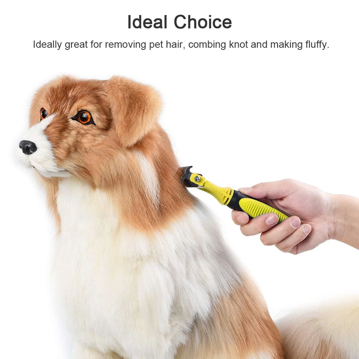 Pet Dog Dematting Comb with 2 Sided Professional Grooming Rake for Easy Mats Tangles Removing Hair Removal Brush for Dogs Cats
Pet Dog Dematting Comb with 2 Sided Professional Grooming Rake for Easy Mats Tangles Removing Hair Removal Brush for Dogs Cats