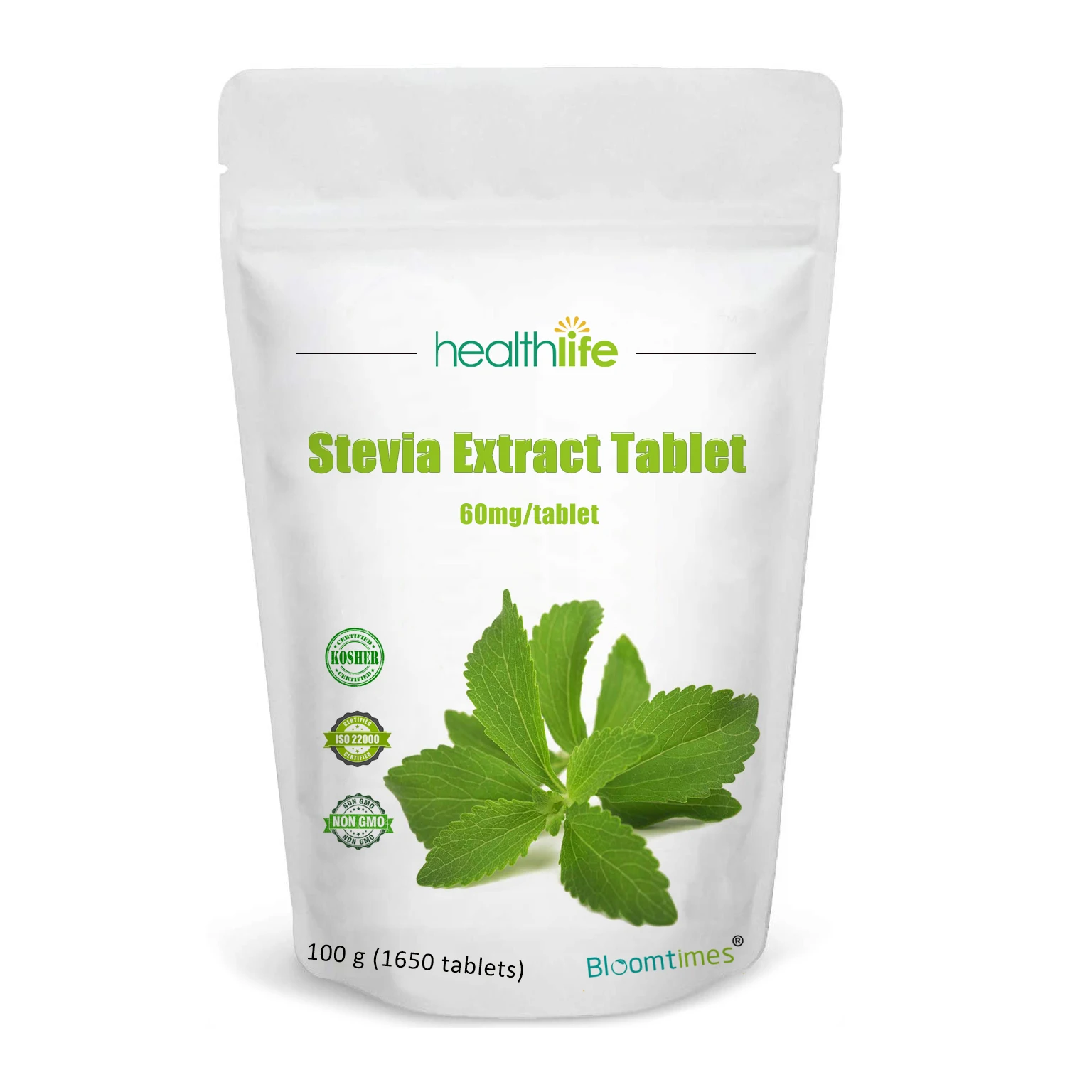 

Instant Stevia Tablet Natural Sweeteners 100g/lot (1650 tablets) 7X Sweeter than Sugar Low Caloria Healthy Sugar Substitute