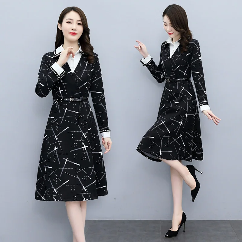 CMAZ Fall 2021 New Simple Fashion Elegant Graceful Contrast Color Lapels Waist Slimming Slim Dress
CMAZ Fall 2021 New Simple Fashion Elegant Graceful Contrast Color Lapels Waist Slimming Slim Dress