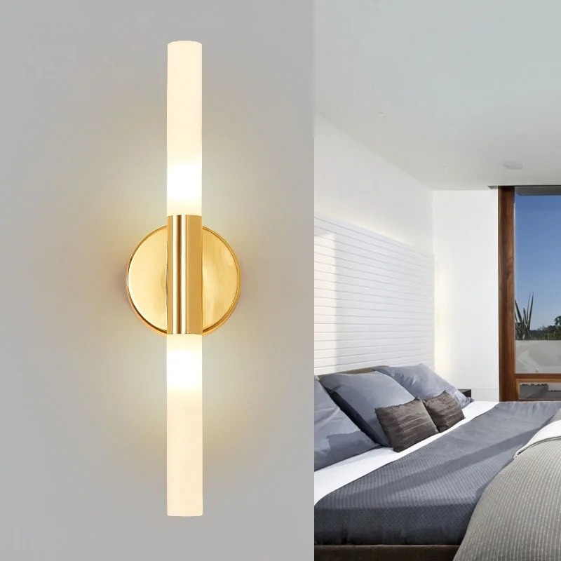 Modern metal tube pipe up down wall lamp light sconce Bedroom foyer washroom living room toilet bathroom wall light lamp WJ10
Modern metal tube pipe up down wall lamp light sconce Bedroom foyer washroom living room toilet bathroom wall light lamp WJ10
