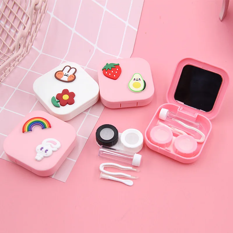 Cute Cartoon Glasses Case Creative Student Contact Lens Case Eyes Care Kit Holder Container Support Gift For Unisex
Cute Cartoon Glasses Case Creative Student Contact Lens Case Eyes Care Kit Holder Container Support Gift For Unisex