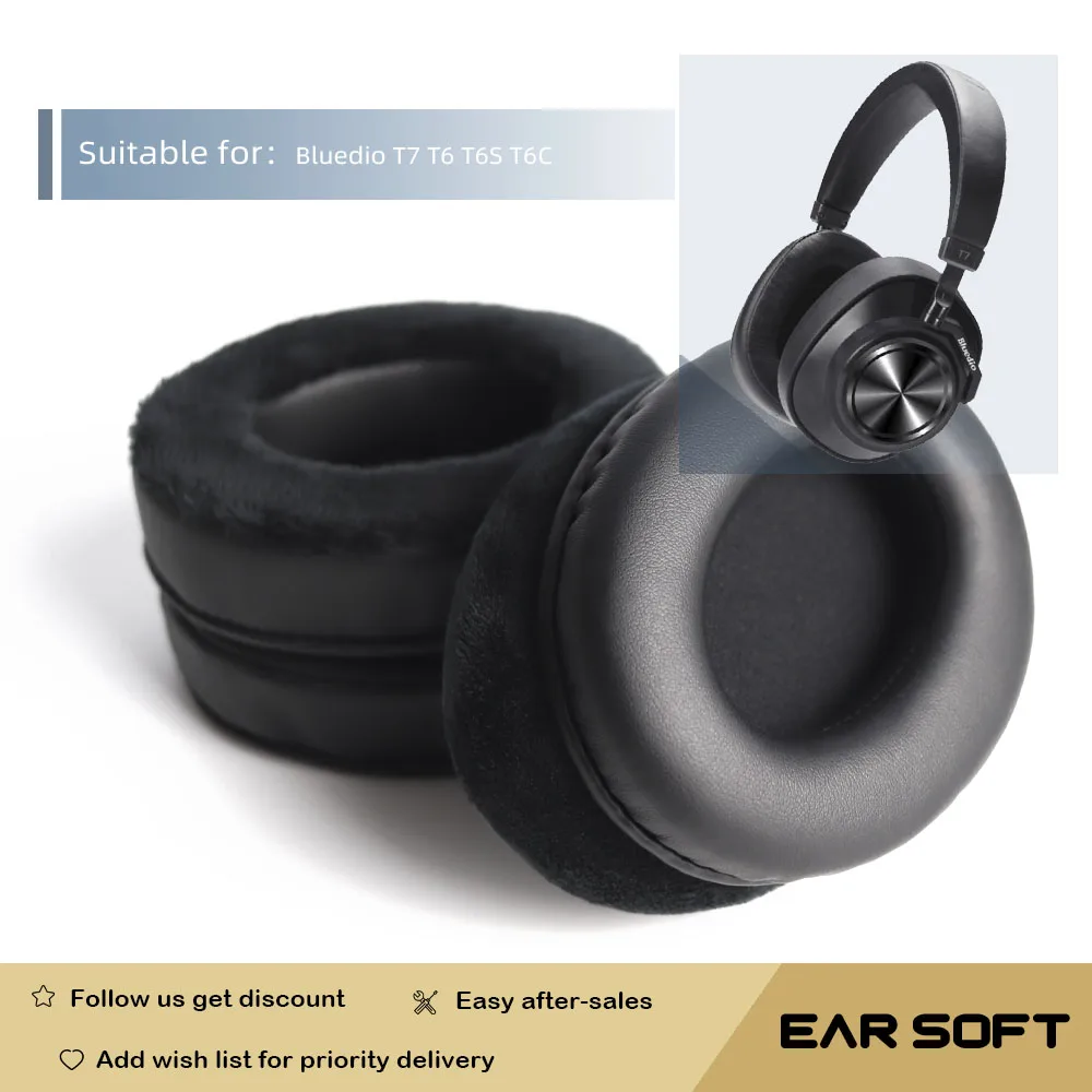 Earsoft Replacement Ear Pads Cushions for 3m Bluedio T7 T6 T6S T6C Headphones Earphones Earmuff Case Sleeve Accessories
Earsoft Replacement Ear Pads Cushions for 3m Bluedio T7 T6 T6S T6C Headphones Earphones Earmuff Case Sleeve Accessories