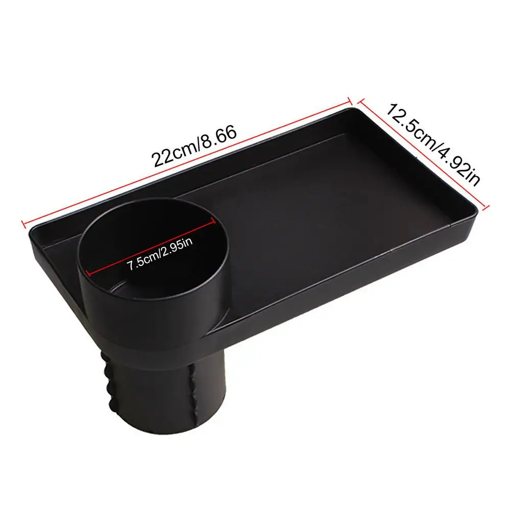 Cup Holder Expander Tray - Practical Cup Holder With Tray - Attachable Rectangle Tray And Strong Bearing Capacity For Vehicles
Cup Holder Expander Tray - Practical Cup Holder With Tray - Attachable Rectangle Tray And Strong Bearing Capacity For Vehicles