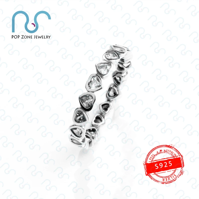 S925 Sterling Silver Rings Brand Original Pan Band of Hearts Ring Band of Hearts Ring Charm Luxury Fashion Women Ring Jewelry
S925 Sterling Silver Rings Brand Original Pan Band of Hearts Ring Band of Hearts Ring Charm Luxury Fashion Women Ring Jewelry