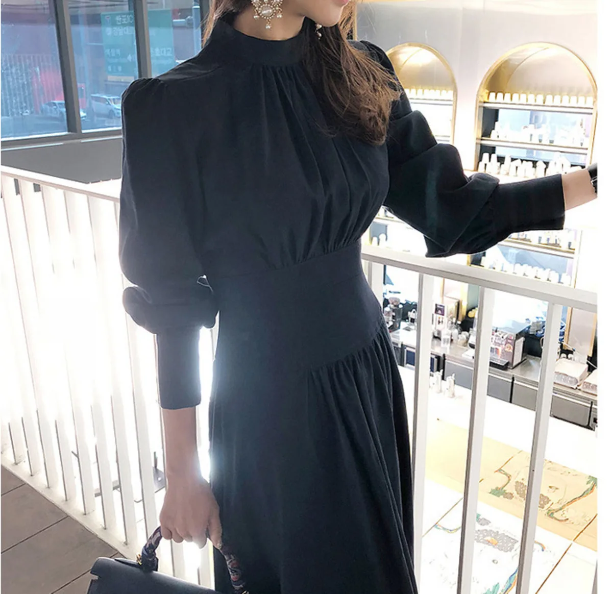 BacklakeGirls Elegant High Neck Long Sleeve Evening Dress Vintage Pleated Long Slim Evening Party Dress Vestido Largo Elegante
BacklakeGirls Elegant High Neck Long Sleeve Evening Dress Vintage Pleated Long Slim Evening Party Dress Vestido Largo Elegante
