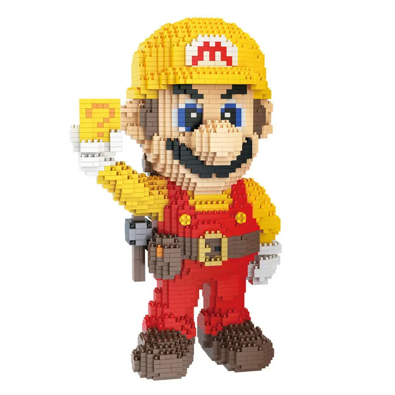 Super Mario Building Blocks Anime Figure Mario Educational Christmas Toys for Children Mega Construx Friends Gift Building Toys
Super Mario Building Blocks Anime Figure Mario Educational Christmas Toys for Children Mega Construx Friends Gift Building Toys
