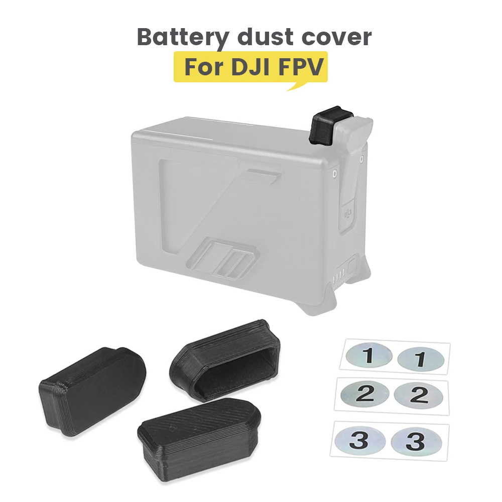 Battery Cover DJI FPV Combo Battery Water-proof Dust-proof Cover for DJI FPV Drone Accessories RCSTQ
Battery Cover DJI FPV Combo Battery Water-proof Dust-proof Cover for DJI FPV Drone Accessories RCSTQ