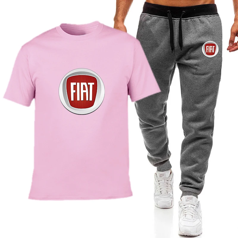 Men's Casual Tracksuit Summer Sportswear FIAT logo Two Piece Set T Shirt Brand Track Clothing Male Sweatsuit Sports Suits
Men's Casual Tracksuit Summer Sportswear FIAT logo Two Piece Set T Shirt Brand Track Clothing Male Sweatsuit Sports Suits