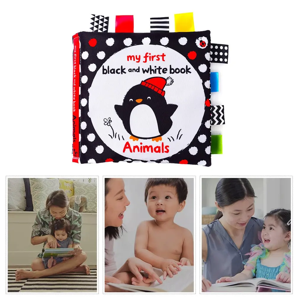 Baby Black and White Label Cloth Book Newborn Infant Early Education Books Cloth Quiet Books
Baby Black and White Label Cloth Book Newborn Infant Early Education Books Cloth Quiet Books