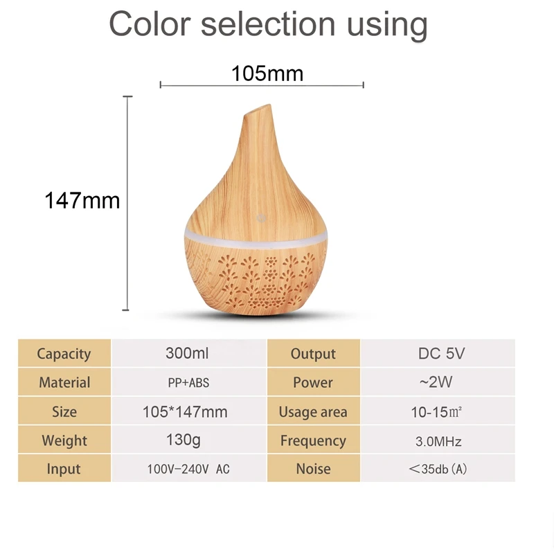 EAS-USB Humidifier Aroma Essential Oil Diffuser Cool Mist Wood Grain Air Purifier Single Room Humidifiers
EAS-USB Humidifier Aroma Essential Oil Diffuser Cool Mist Wood Grain Air Purifier Single Room Humidifiers