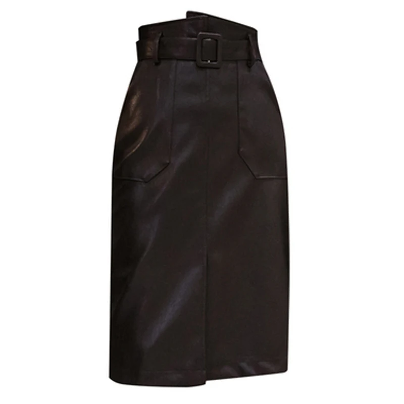 Unbreakable 2020 Autumn Winter Sashes Women PU Leather Sheath Midi Skirts High Waist Knee-Length Wrap Skirts with Pocket Female
Unbreakable 2020 Autumn Winter Sashes Women PU Leather Sheath Midi Skirts High Waist Knee-Length Wrap Skirts with Pocket Female