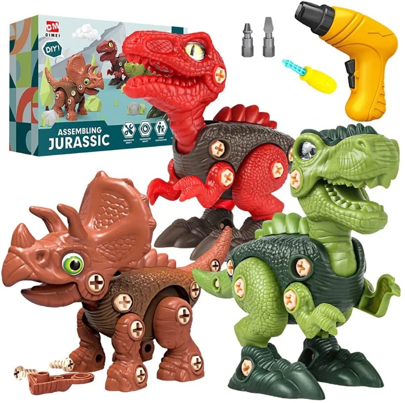 Electric Drill Dinosaur Egg Toy Dinosaur DIY Boy Set Deformation Toy Disassembly Assembly Interactive Electric Drill Toy
Electric Drill Dinosaur Egg Toy Dinosaur DIY Boy Set Deformation Toy Disassembly Assembly Interactive Electric Drill Toy