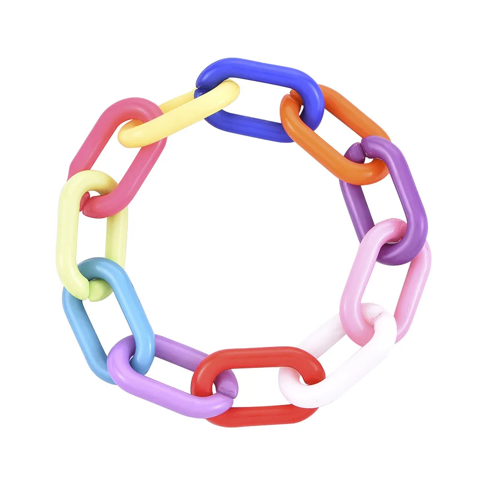 Acrylic Rainbow Chain Bracelet Set Summer Cute Baby Girls Plastic Crystal Tassel Bangles Pulseras Mujer Jewelry for Women Gift
Acrylic Rainbow Chain Bracelet Set Summer Cute Baby Girls Plastic Crystal Tassel Bangles Pulseras Mujer Jewelry for Women Gift