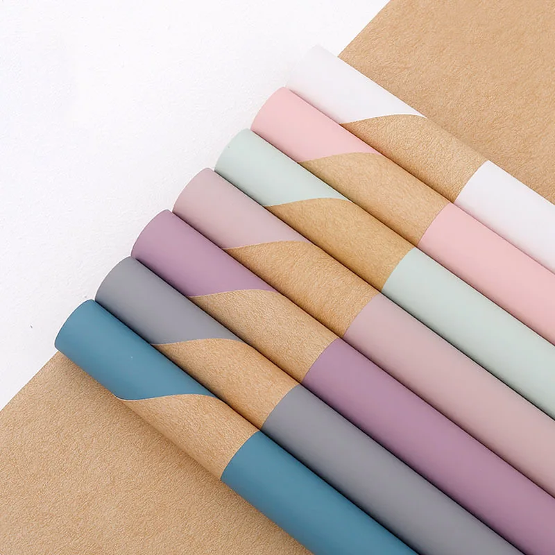 5bag Waterproof Two-Color Kraftpaper Duplex Paper Flower Gift Wrap Paper Korean Bouquet Dacal Paper Rose Packaging Material
5bag Waterproof Two-Color Kraftpaper Duplex Paper Flower Gift Wrap Paper Korean Bouquet Dacal Paper Rose Packaging Material