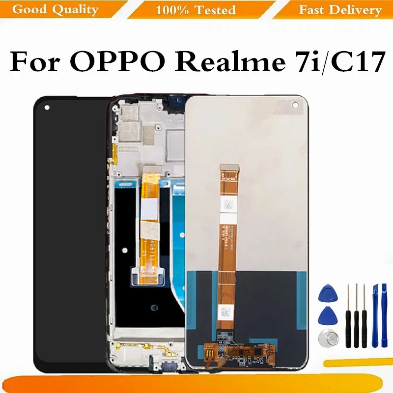 For OPPO Realme 7i LCD Display Screen Touch Panel Digitizer Assembly For OPPO C17 Pantalla Repair Part
For OPPO Realme 7i LCD Display Screen Touch Panel Digitizer Assembly For OPPO C17 Pantalla Repair Part
