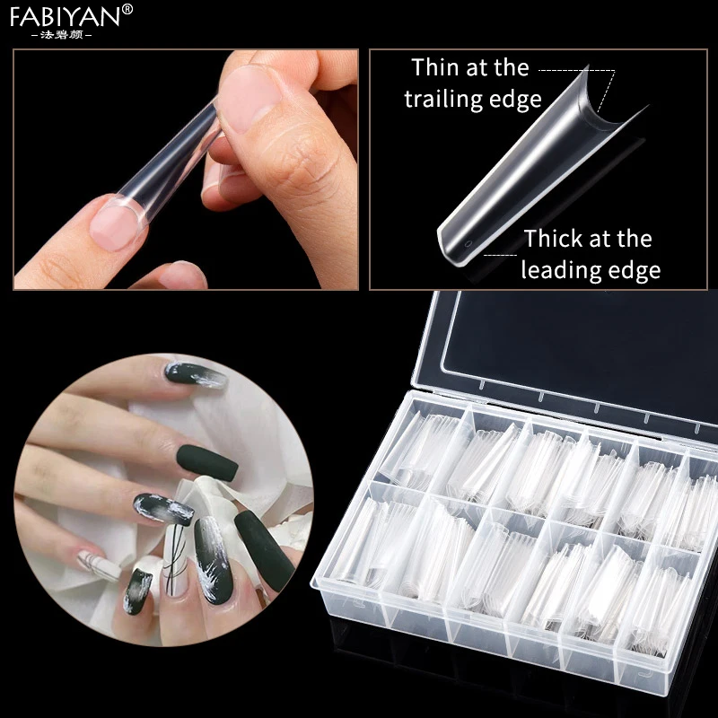 240Pcs/Box Coffin False Nails Tips French Half Cover Natural Transparent Acrylic UV Gel Detachable Nail Polish Manicure Tools
240Pcs/Box Coffin False Nails Tips French Half Cover Natural Transparent Acrylic UV Gel Detachable Nail Polish Manicure Tools