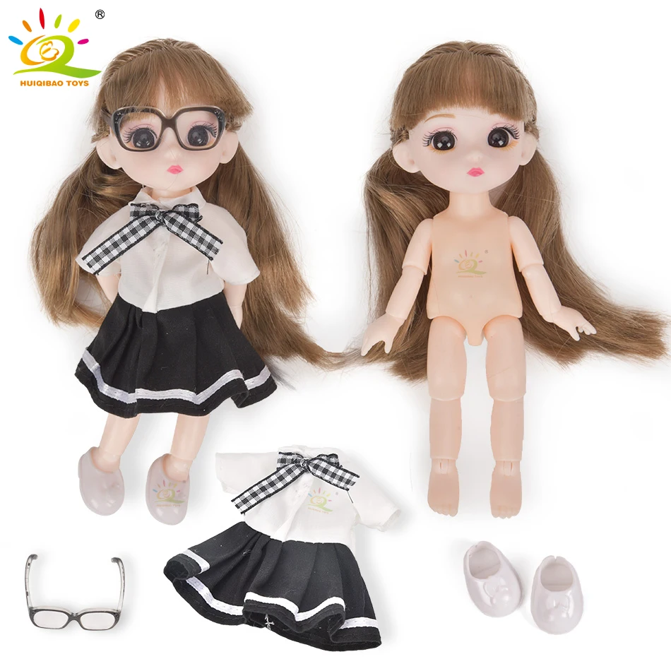 6inch Princess Girl Doll bjd Boneca Dolls normal/joint body Ball Jointed Reborn Glasses Dolls Toys Clothes Shoes Gift For Girls
6inch Princess Girl Doll bjd Boneca Dolls normal/joint body Ball Jointed Reborn Glasses Dolls Toys Clothes Shoes Gift For Girls