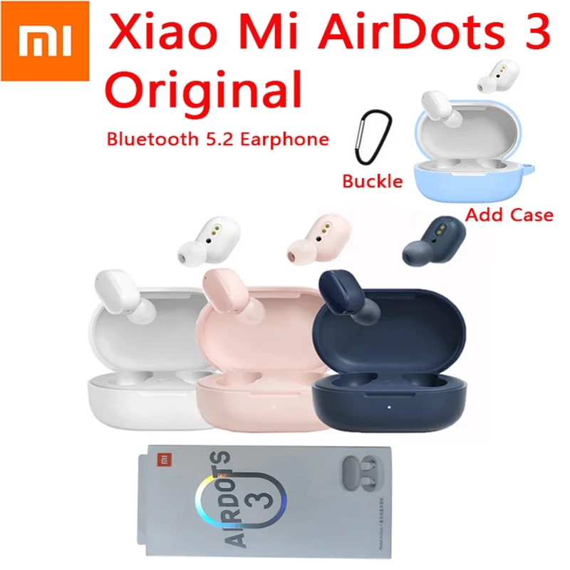 Xiaomi Redmi AirDots 3 True Wireless Bluetooth earphone aptX Adaptive Stereo Bass With Mic Handsfree TWS Earbuds 
Xiaomi Redmi AirDots 3 True Wireless Bluetooth earphone aptX Adaptive Stereo Bass With Mic Handsfree TWS Earbuds