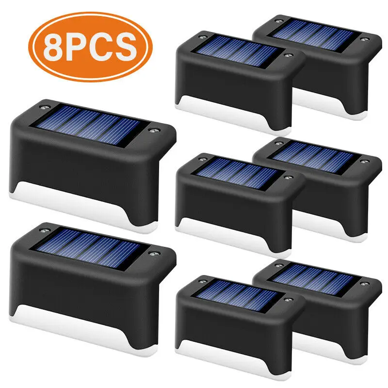 1/4/8pcs Solar Deck Stairs Light Waterproof LED Solar Step Lights Outdoor Fence Lamp Warm White Color For Garden Patio Pathway
1/4/8pcs Solar Deck Stairs Light Waterproof LED Solar Step Lights Outdoor Fence Lamp Warm White Color For Garden Patio Pathway