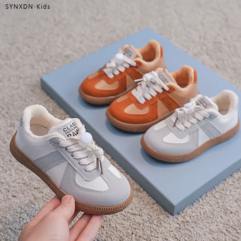 SYNXDN Winter Warm Kids Sneakers Lightweight Sports Running Shoes For Girls And Boys Plush Trainers Flats 26-36
SYNXDN Winter Warm Kids Sneakers Lightweight Sports Running Shoes For Girls And Boys Plush Trainers Flats 26-36