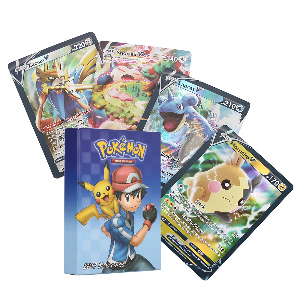 Бесплатная доставка 2020 Pokemones Vmax новые карты 30 шт./кор. английская версия битвы