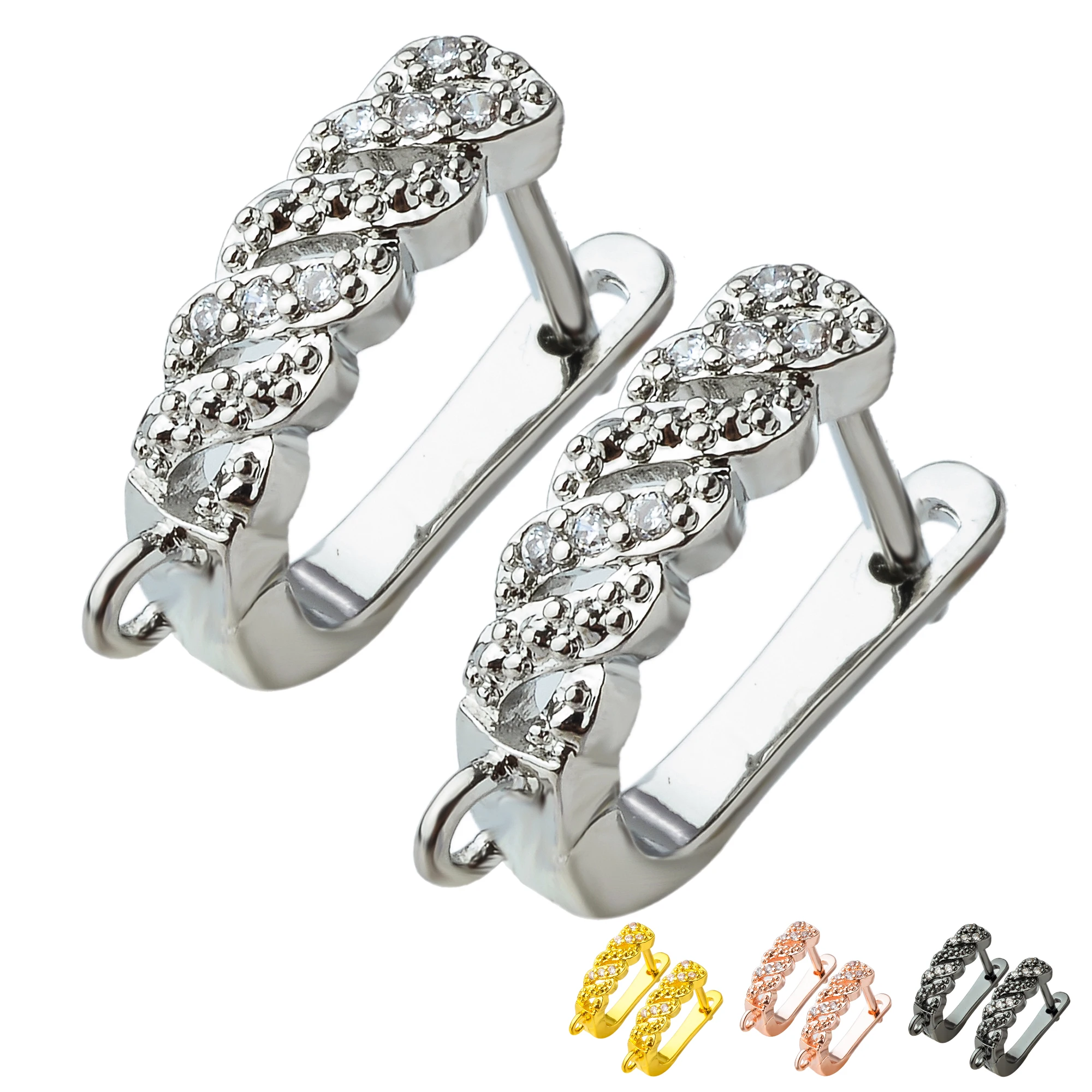 DIY Basic Hoop Earring Findings Supplies Fastener Leverback 4 Color Earrings Hook Material For Fashion Dangle Earring Making
DIY Basic Hoop Earring Findings Supplies Fastener Leverback 4 Color Earrings Hook Material For Fashion Dangle Earring Making