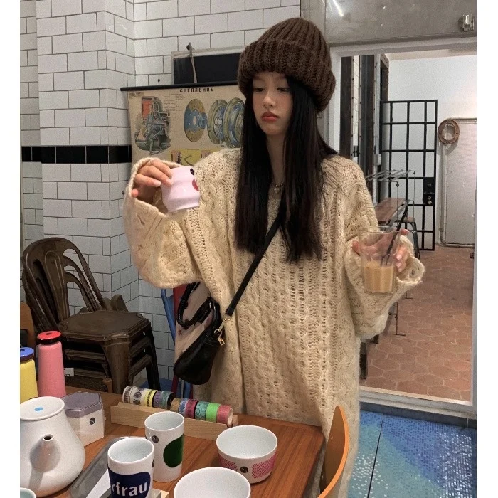 2021 Autumn Solid Color Ripped Long Sleeves Pullover Women's Korean Style Loose Lazy Style Style Rac
2021 Autumn Solid Color Ripped Long Sleeves Pullover Women's Korean Style Loose Lazy Style Style Rac