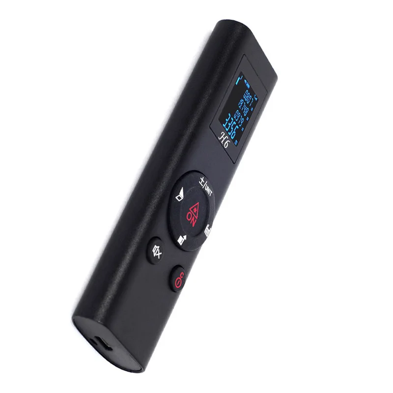 Laser Ruler Mini Type Rangefinder USB Charging Type Measuring Tool 40 Meters Handheld Laser High Precision 1MM Measuring Area LK
Laser Ruler Mini Type Rangefinder USB Charging Type Measuring Tool 40 Meters Handheld Laser High Precision 1MM Measuring Area LK