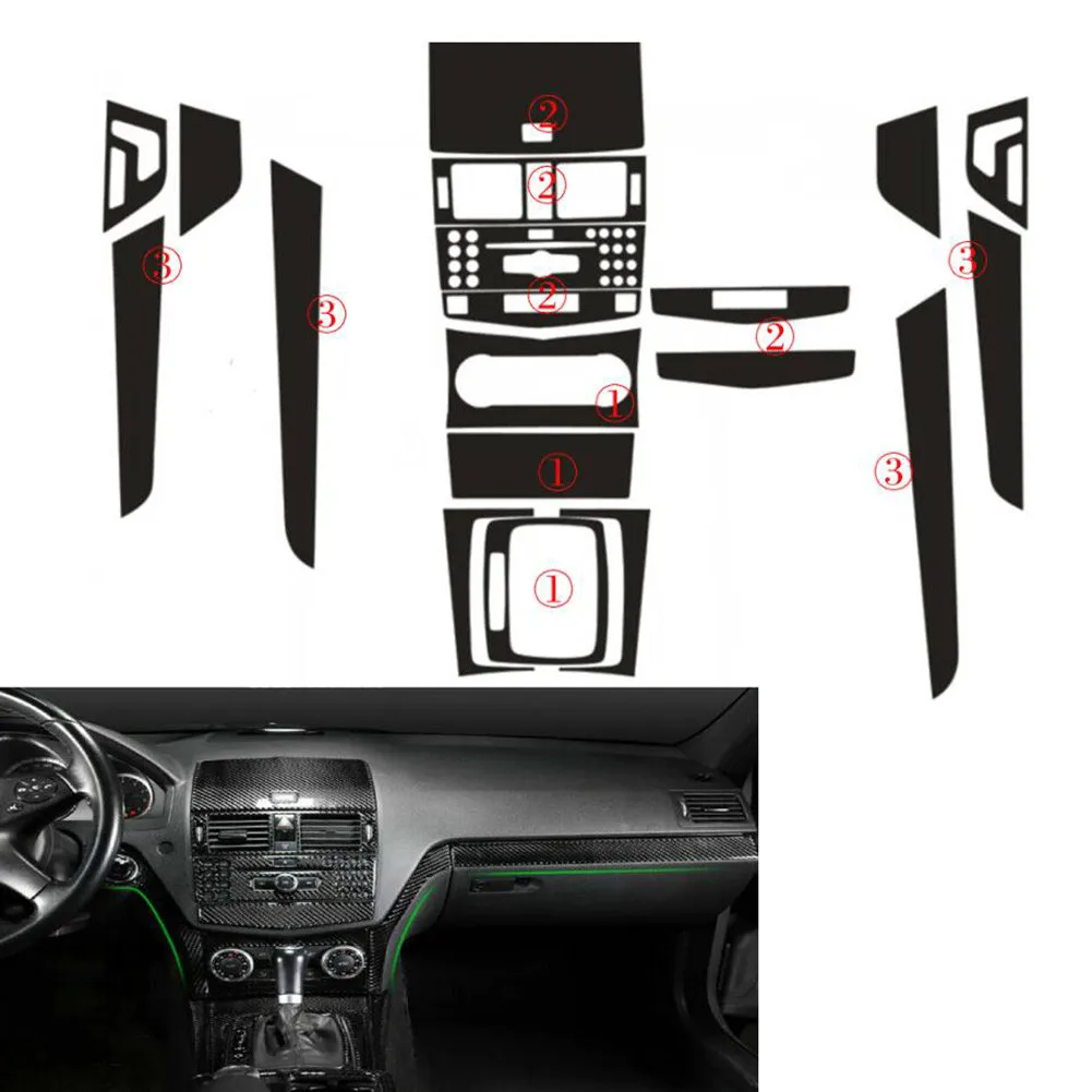 Carbon Fiber Interior Cover Trim Stickers For Mercedes-Benz Clase C W204 2008-10 Car Interior Trim
Carbon Fiber Interior Cover Trim Stickers For Mercedes-Benz Clase C W204 2008-10 Car Interior Trim