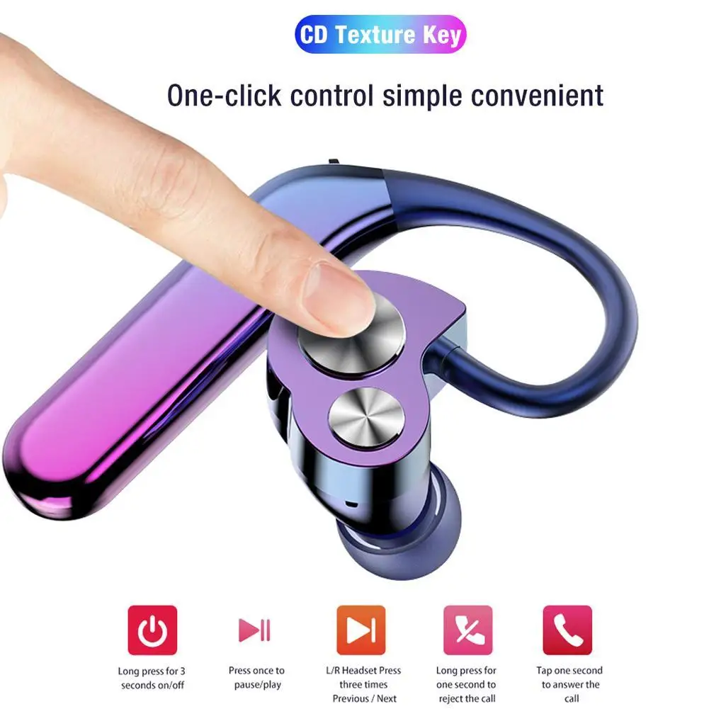 X6 1Pc/Wireless Bluetooth earbuds waterproof for stereo motion headset ear hooks for easy portability
X6 1Pc/Wireless Bluetooth earbuds waterproof for stereo motion headset ear hooks for easy portability