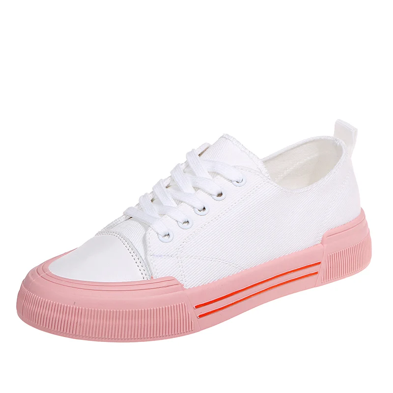 2021 New Women's Sports Shoes Sneakers for Women Fashion Vulcanize Shoes Female White Canvas Shoes Lace Up Casual Tenis Feminino
2021 New Women's Sports Shoes Sneakers for Women Fashion Vulcanize Shoes Female White Canvas Shoes Lace Up Casual Tenis Feminino