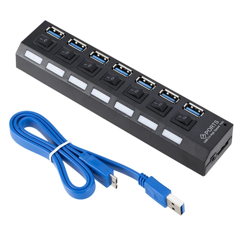 Независимый 7-портовый 3,0 концентратор USB3.0 концентратор USB Высокоскоростной концентратор с блоком питания
Независимый 7-портовый 3,0 концентратор USB3.0 концентратор USB Высокоскоростной концентратор с блоком питания