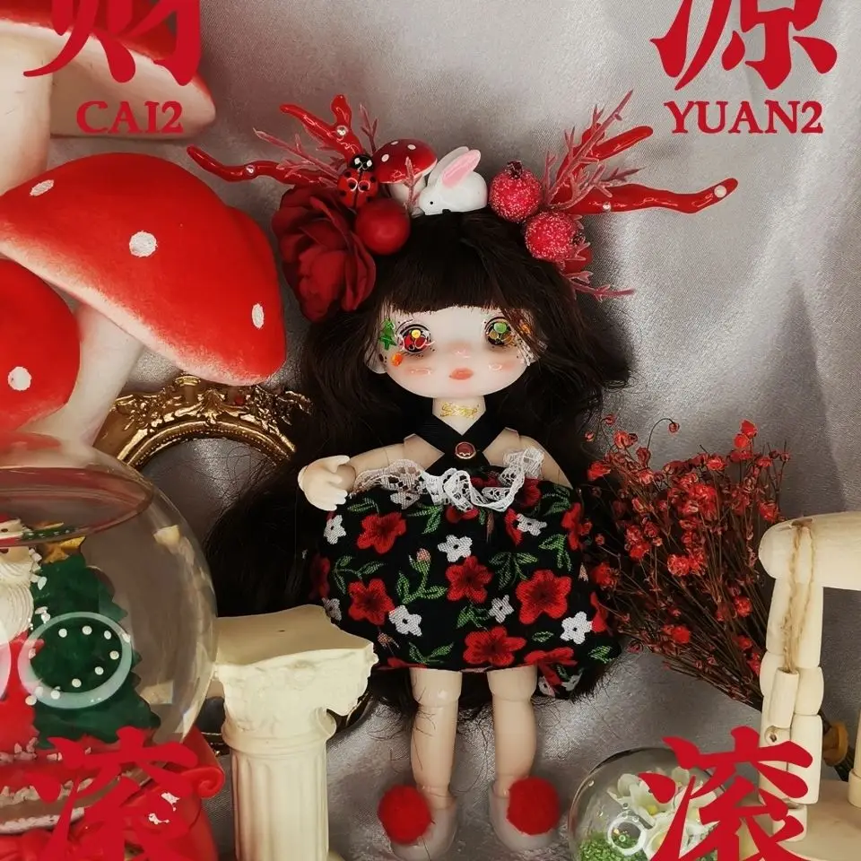 BJD OB11 Doll Makeup Clothes Handmade 3D Eyes Make the Princess Flower Toy For Girl Beauty Toy Gifts16CM
BJD OB11 Doll Makeup Clothes Handmade 3D Eyes Make the Princess Flower Toy For Girl Beauty Toy Gifts16CM
