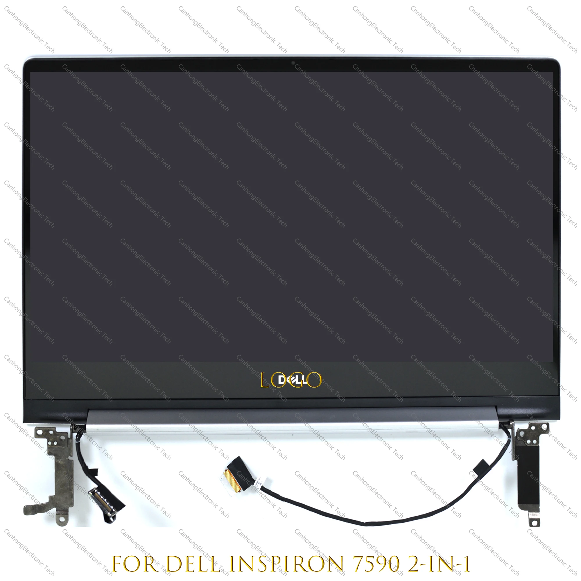 ЖК-экран 15 6 дюйма для Dell Inspiron 7590 7591 2 в 1 P83F P83F001 P84F P84F001 Замена ЖК-экрана сборе с Hings |
