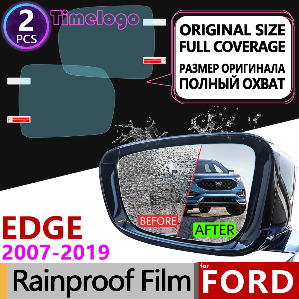 Фото Для Ford EDGE 2007 ~ 2019 полное покрытие противотуманная пленка зеркало заднего вида(China)