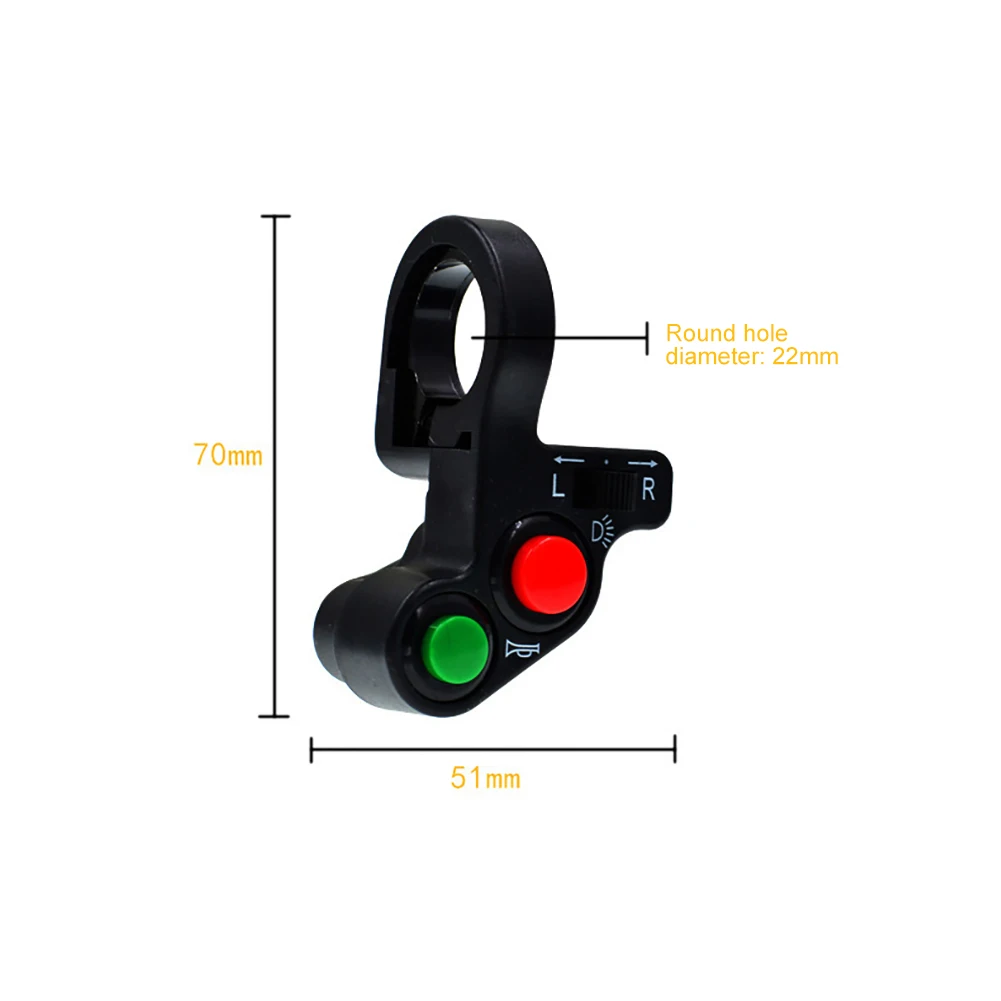 Bike Scooter Horn Turn Signals On/Off Button Light Switch Motorcycle Handlebar Switch Electric
Bike Scooter Horn Turn Signals On/Off Button Light Switch Motorcycle Handlebar Switch Electric