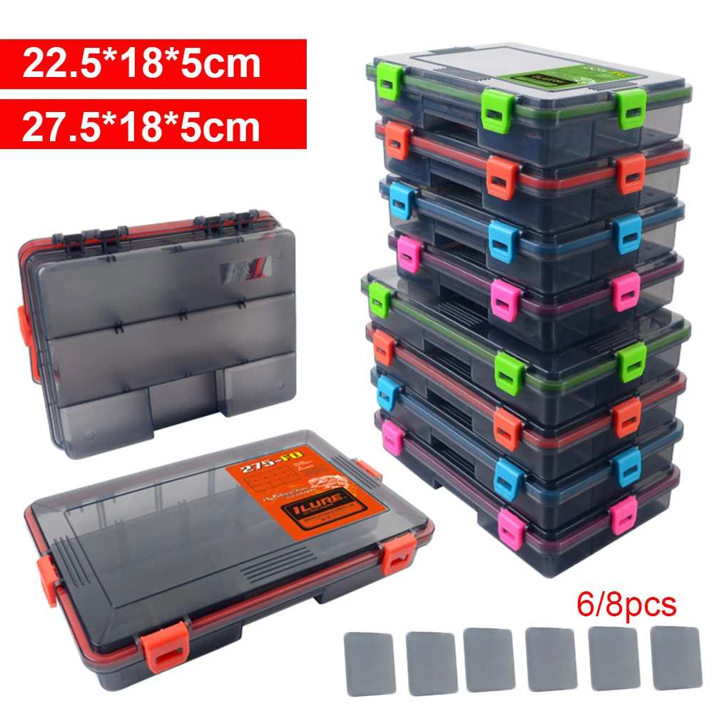 Fishing Tackle Boxes With Removable Dividers Clear Lid Plastic Storage Box Waterproof Fishing Lure Spoon Hook Bait Storage Case
Fishing Tackle Boxes With Removable Dividers Clear Lid Plastic Storage Box Waterproof Fishing Lure Spoon Hook Bait Storage Case