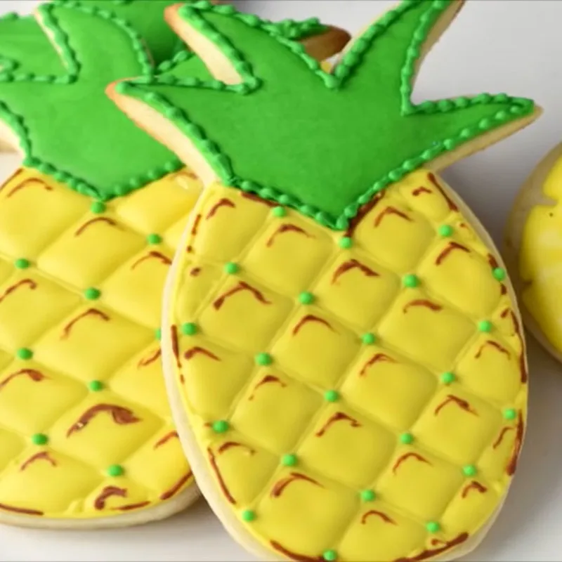 Cookie Cutter Biscuit Press Stamp Embosser Sugar Pasty Cake DIY Baking Mould Pineapple Pattern Coconut Tree Pattern Baking Tools
Cookie Cutter Biscuit Press Stamp Embosser Sugar Pasty Cake DIY Baking Mould Pineapple Pattern Coconut Tree Pattern Baking Tools