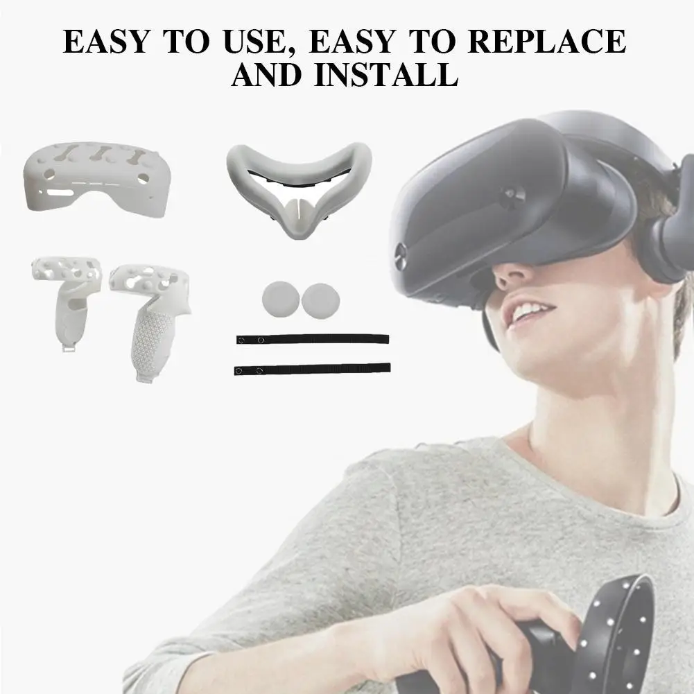Face Eye Mask Half Glove Anti-collision Bumper Front Cover quest Protective VR Case Accessories Handle Cover 2 For Oculus O6X8
Face Eye Mask Half Glove Anti-collision Bumper Front Cover quest Protective VR Case Accessories Handle Cover 2 For Oculus O6X8