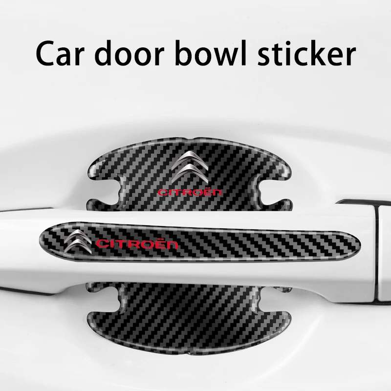High-end Carbon Fiber Car Door Bowl Protection Sticker For Citroen C4 C5 C3 C2 C1 C4L Picasso Saxo Car styling Accessories
High-end Carbon Fiber Car Door Bowl Protection Sticker For Citroen C4 C5 C3 C2 C1 C4L Picasso Saxo Car styling Accessories