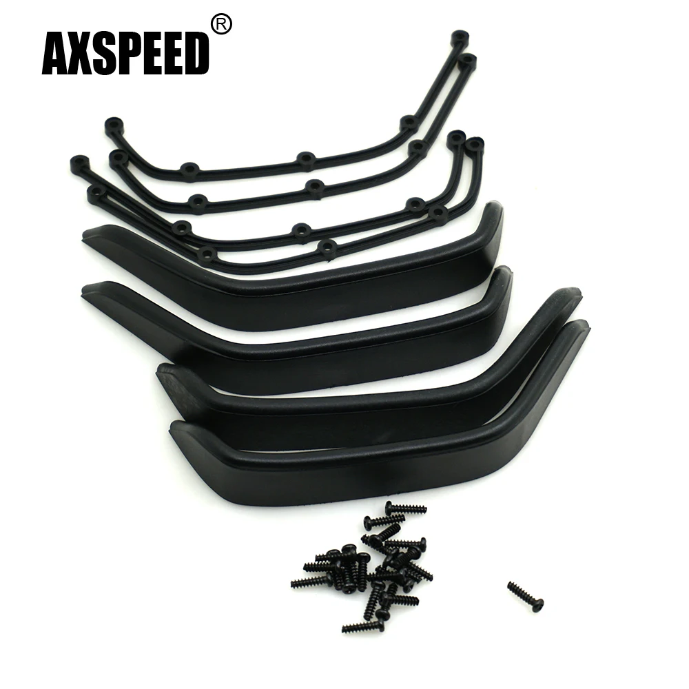 AXSPEED пластиковые вспышки крыла с винтами для Axial SCX10 1/10 RC Rock Crawler корпус автомобиля обновленные детали
AXSPEED пластиковые вспышки крыла с винтами для Axial SCX10 1/10 RC Rock Crawler корпус автомобиля обновленные детали