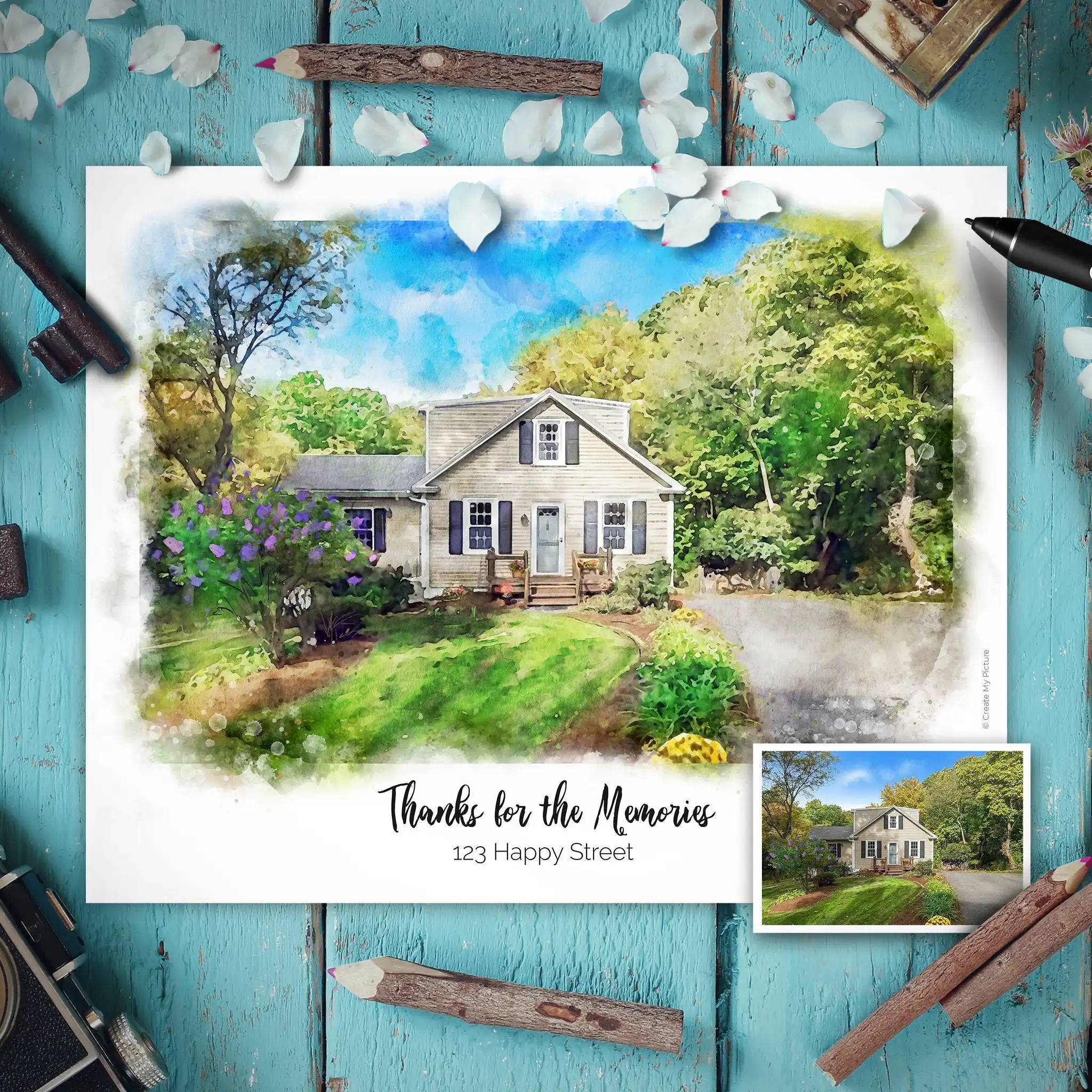 Custom House Watercolor Portrait New Home Picture House Art From Photo Personalized Gift Idea Family House Artwork Canvas Print
Custom House Watercolor Portrait New Home Picture House Art From Photo Personalized Gift Idea Family House Artwork Canvas Print
