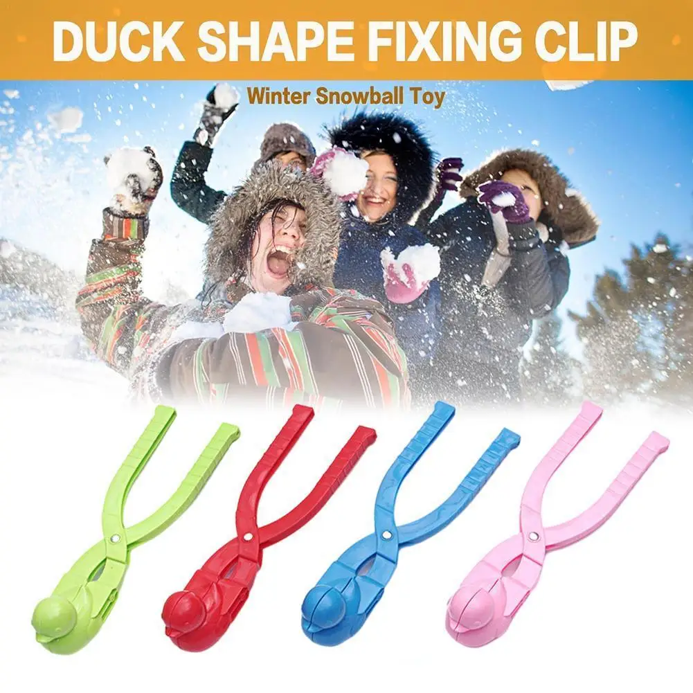 Z20 Duckling And Soccer Shaped Snowball Maker Clip Creative Snowballs Mold Winter Children Outdoor Ball Fights Fun
Z20 Duckling And Soccer Shaped Snowball Maker Clip Creative Snowballs Mold Winter Children Outdoor Ball Fights Fun