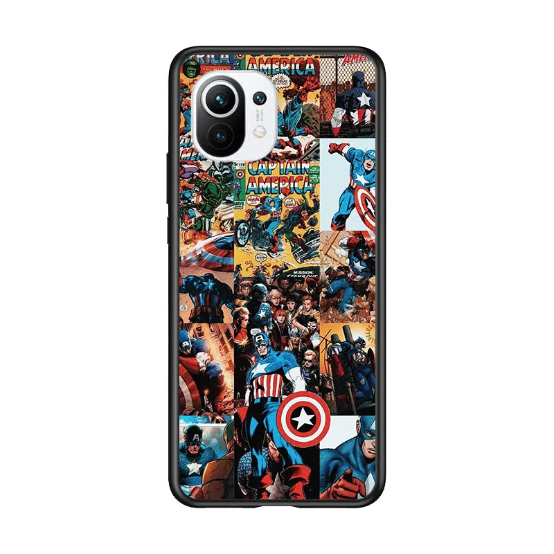 Spiderman captain america for Xiaomi Mi 11 10T Note 10 Ultra 5G 9 9T SE 8 A3 A2 A1 6X Pro Play F1 Lite 5G Black Phone Case
Spiderman captain america for Xiaomi Mi 11 10T Note 10 Ultra 5G 9 9T SE 8 A3 A2 A1 6X Pro Play F1 Lite 5G Black Phone Case