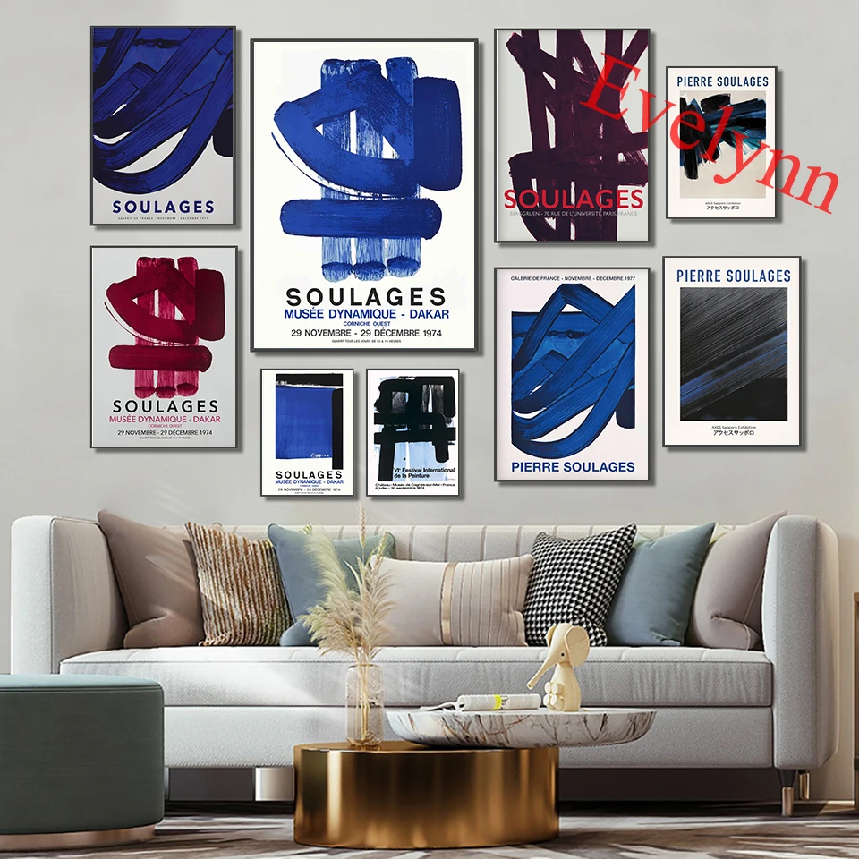 Soulages Exhibition Poster, Japanese Poster/Modern Home Decor Canvas Wall Art Prints Living Room Decoration Unique Gift
Soulages Exhibition Poster, Japanese Poster/Modern Home Decor Canvas Wall Art Prints Living Room Decoration Unique Gift