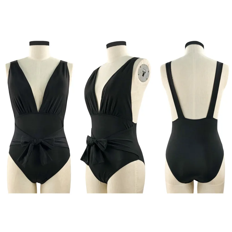 Women's Swimsuit Bikini Set Black Sexy Deep V Plus Size Sexy Slim Beach Swimwear 2021 New Brazilian Feminine Bikinis Swimsuit
Women's Swimsuit Bikini Set Black Sexy Deep V Plus Size Sexy Slim Beach Swimwear 2021 New Brazilian Feminine Bikinis Swimsuit